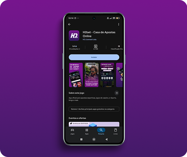 Como baixar o app h2bet