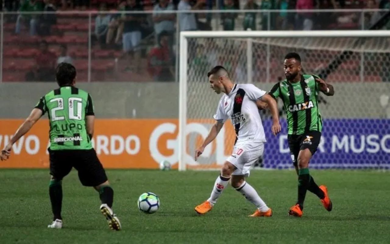 Segunda-feira (25/9) - Vasco pode sair do Z4 se vencer o América-MG hoje em BH